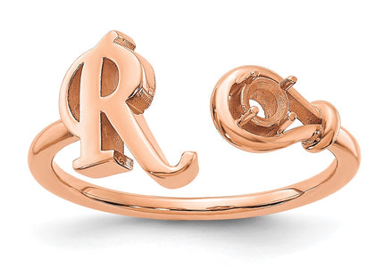 10k Rose Gold Rings Style 10XNR81RR - Classique Jewelry Inc.