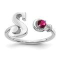 10K White Gold / S