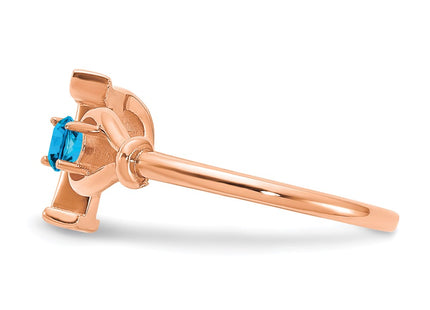 10k Rose Gold Rings Style 10XNR81TR - Classique Jewelry Inc.