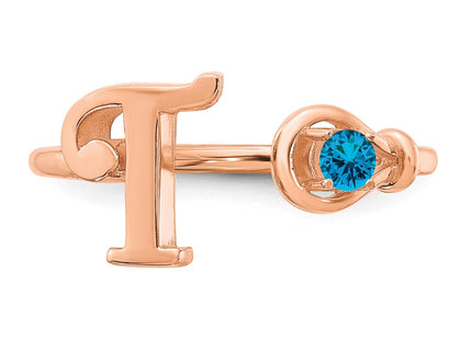 10k Rose Gold Rings Style 10XNR81TR - Classique Jewelry Inc.