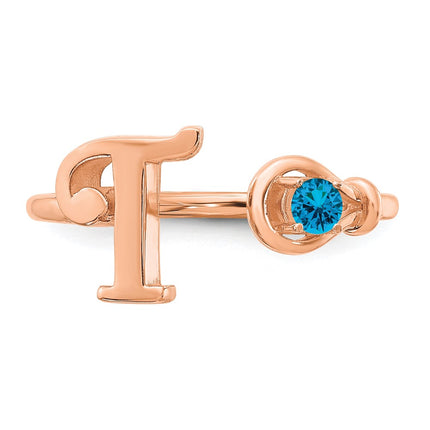 10k Rose Gold Rings Style 10XNR81TR - Classique Jewelry Inc.