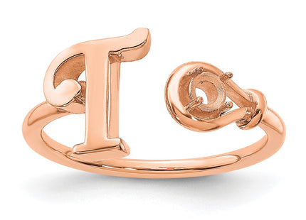 10k Rose Gold Rings Style 10XNR81TR - Classique Jewelry Inc.