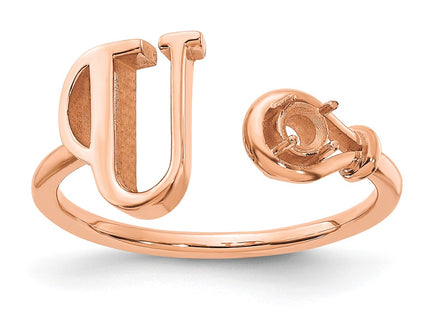 10k Rose Gold Rings Style 10XNR81UR - Classique Jewelry Inc.