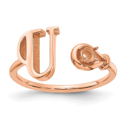 10k Rose Gold Rings Style 10XNR81UR - Classique Jewelry Inc.
