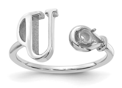 10k White Gold Rings Style 10XNR81UW - Classique Jewelry Inc.