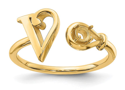 14k Yellow Gold Rings Style XNR81VY - Classique Jewelry Inc.