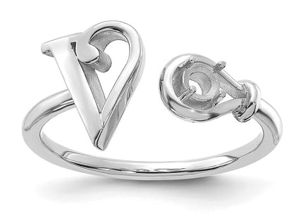 10k White Gold Rings Style 10XNR81VW - Classique Jewelry Inc.
