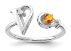 10K White Gold / V