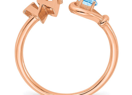 14k Rose Gold Rings Style XNR81WR - Classique Jewelry Inc.