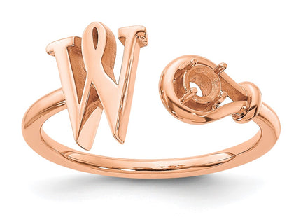 10k Rose Gold Rings Style 10XNR81WR - Classique Jewelry Inc.