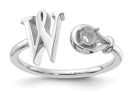 14k White Gold Rings Style XNR81WW - Classique Jewelry Inc.