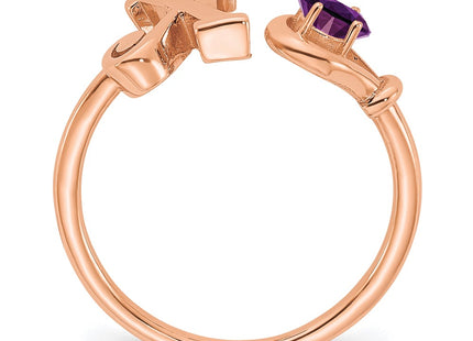 14k Rose Gold Rings Style XNR81XR - Classique Jewelry Inc.