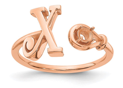 14k Rose Gold Rings Style XNR81XR - Classique Jewelry Inc.