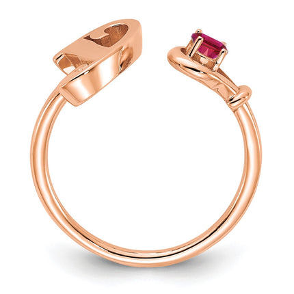10k Rose Gold Rings Style 10XNR81SR - Classique Jewelry Inc.