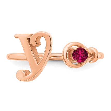 10k Rose Gold Rings Style 10XNR81SR - Classique Jewelry Inc.
