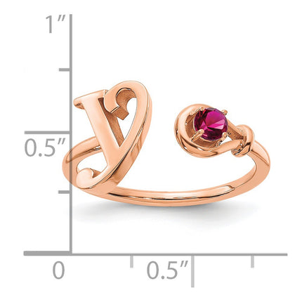 10k Rose Gold Rings Style 10XNR81SR - Classique Jewelry Inc.