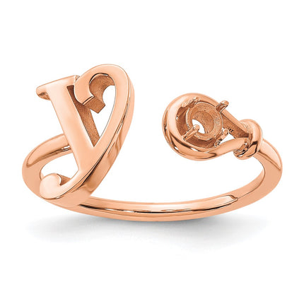 10k Rose Gold Rings Style 10XNR81SR - Classique Jewelry Inc.