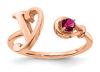 14K Rose Gold / Y