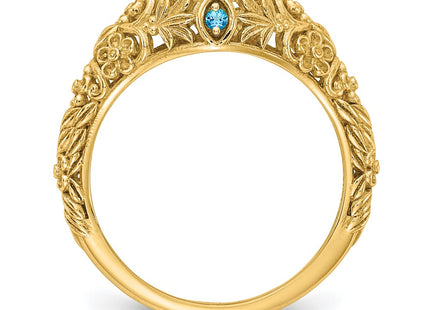 SS/Gold Plated Rings Style XNR82GP - Classique Jewelry Inc.
