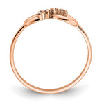 14K Rose Gold Personalized Infinity Ring view