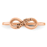 14K Rose Gold Personalized Infinity Ring view
