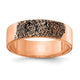 14K Rose Gold Fingerprint Ring