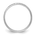10k White Gold Fingerprint Ring view 3