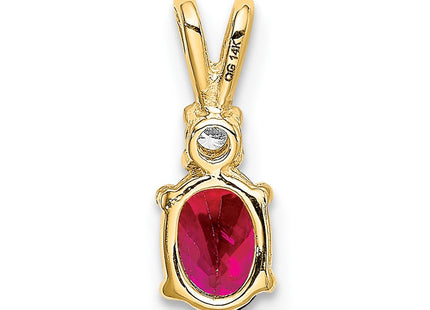 14k Yellow Gold Pendants Style XP1002R - Classique Jewelry Inc.