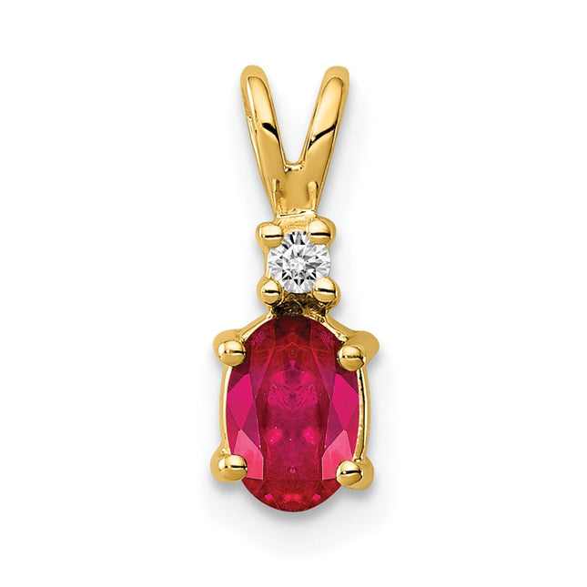 14k Yellow Gold Pendants Style XP1002R - Classique Jewelry Inc.