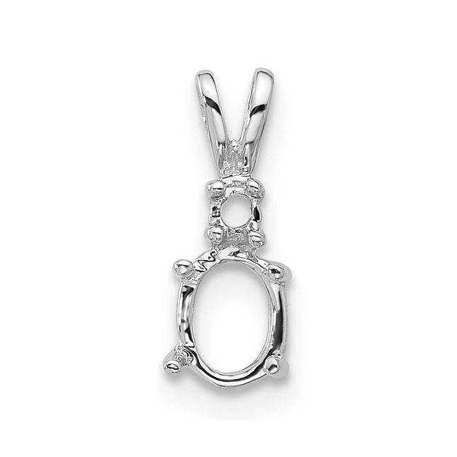 14k White Gold Pendants Style XP1003 - Classique Jewelry Inc.