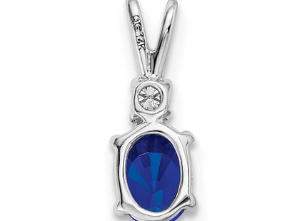 14k White Gold Pendants Style XP1003S - Classique Jewelry Inc.