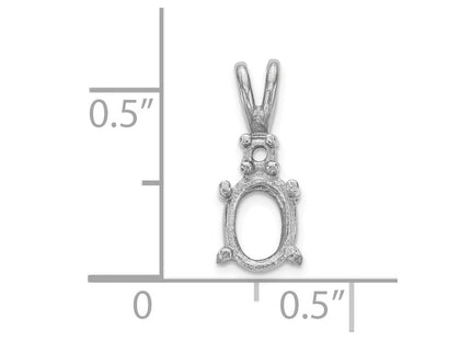 14k White Gold Pendants Style XP1005 - Classique Jewelry Inc.