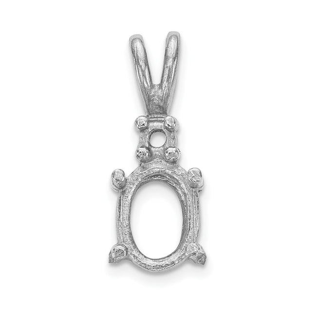 14k White Gold Pendants Style XP1005 - Classique Jewelry Inc.