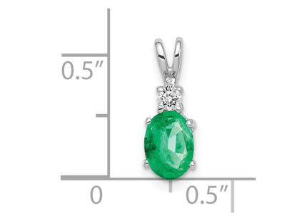 14k White Gold Pendants Style XP1005E - Classique Jewelry Inc.