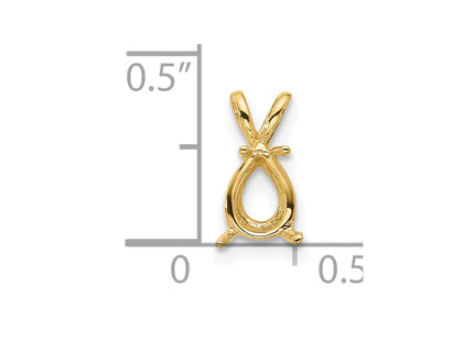 14k Yellow Gold Pendants Style XP1010 - Classique Jewelry Inc.