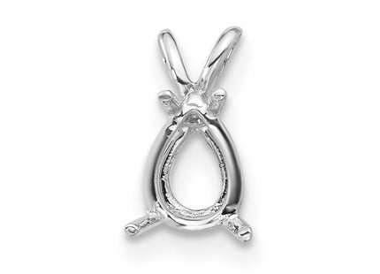 14k White Gold Pendants Style XP1011 - Classique Jewelry Inc.