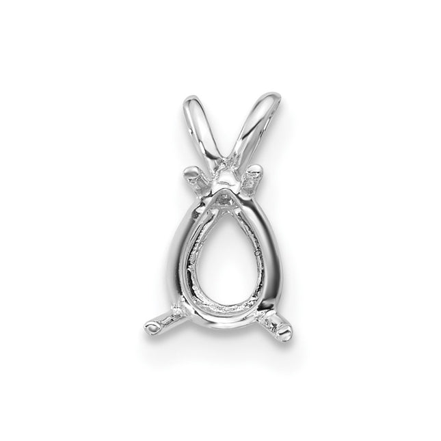 14k White Gold Pendants Style XP1011 - Classique Jewelry Inc.