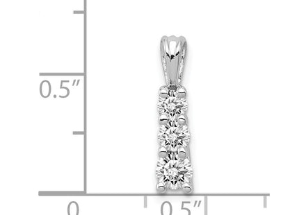 14k White Gold Pendants Style XP1399VS - Classique Jewelry Inc.