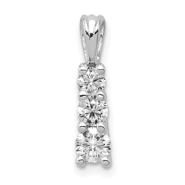14k White Gold Pendants Style XP1399AAA - Classique Jewelry Inc.