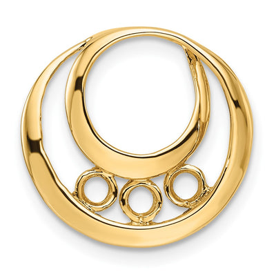 14K gold circle chain