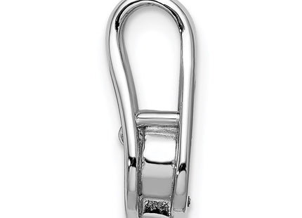 14K white gold diamond teardrop pendants & charm, alternate view