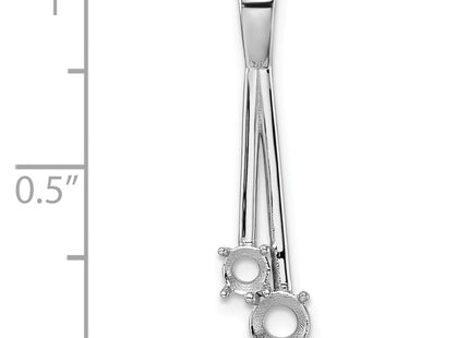 14k White Gold Pendants Style XP1567 - Classique Jewelry Inc.