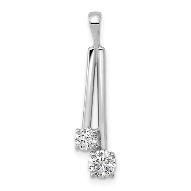 14k White Gold Pendants Style XP1567VS - Classique Jewelry Inc.