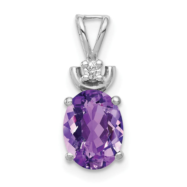 14k White Gold Pendants Style XP1658AM - Classique Jewelry Inc.