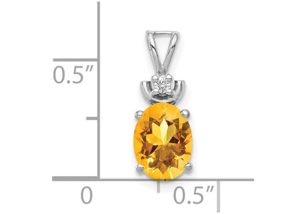 14k White Gold Pendants Style XP1658CI - Classique Jewelry Inc.