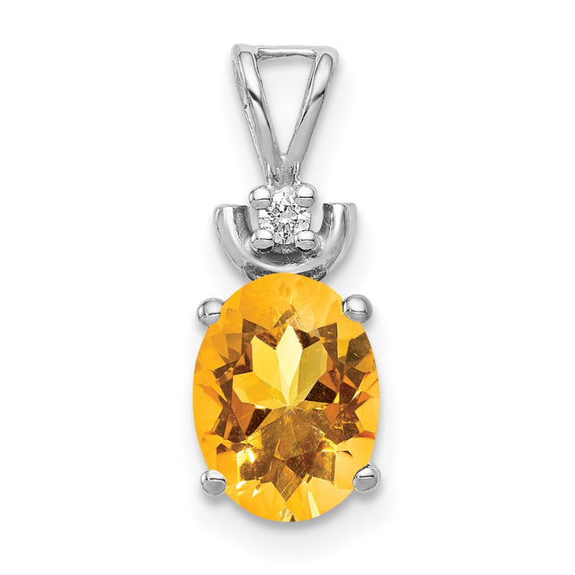 14k White Gold Pendants Style XP1658CI - Classique Jewelry Inc.