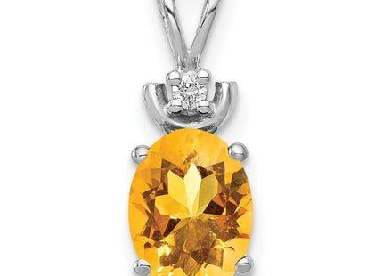 14k White Gold Pendants Style XP1658CI - Classique Jewelry Inc.