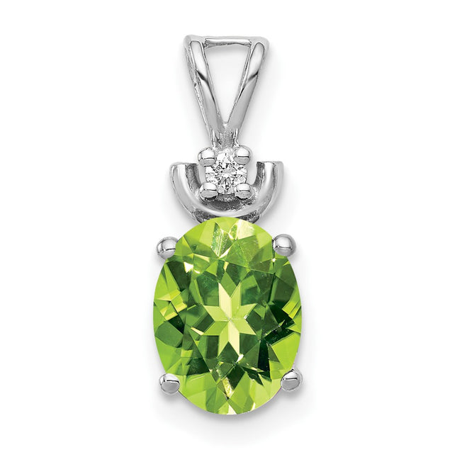 14k White Gold Pendants Style XP1658PE - Classique Jewelry Inc.