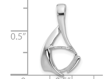14k White Gold Pendants Style XP1708 - Classique Jewelry Inc.