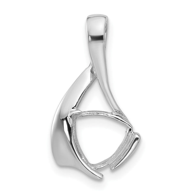 14k White Gold Pendants Style XP1708 - Classique Jewelry Inc.